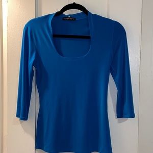 Flattering Blue Blouse